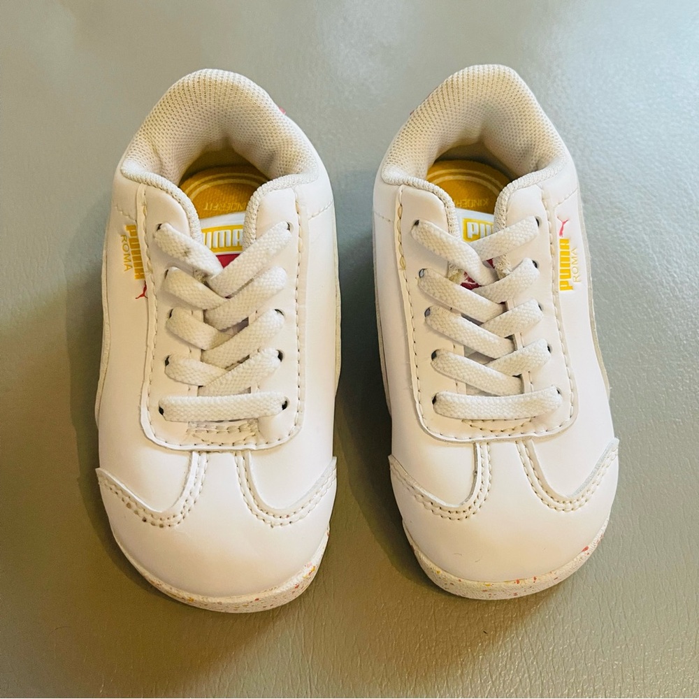 Puma Kids White Sneakers size 5